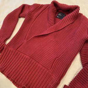 🛍️ American Eagle Pullover V-neck Cable knit Sweater Rose Pink Medium